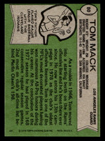 1978 Topps #80 Tom Mack Near Mint 