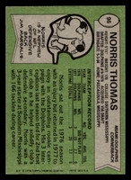 1978 Topps #96 Norris Thomas Ex-Mint 