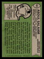 1978 Topps #101 Abdul Salaam Near Mint  ID: 504384
