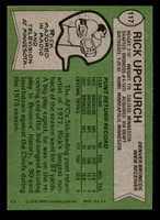 1978 Topps #117 Rick Upchurch Near Mint  ID: 504458
