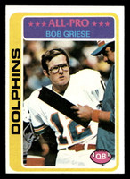 1978 Topps #120 Bob Griese Excellent+  ID: 504468