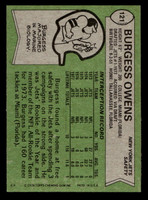 1978 Topps #121 Burgess Owens Ex-Mint  ID: 504477