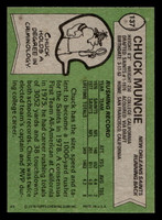 1978 Topps #137 Chuck Muncie Near Mint  ID: 504546