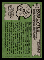 1978 Topps #144 Rob Lytle Near Mint+ RC Rookie  ID: 504580