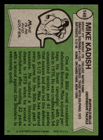 1978 Topps #148 Mike Kadish Near Mint  ID: 504596
