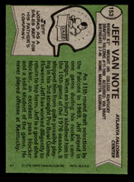1978 Topps #153 Jeff Van Note Near Mint  ID: 504615