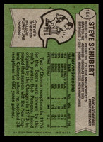 1978 Topps #154 Steve Schubert Very Good 