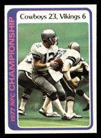 1978 Topps #166 1977 NFC Championship Near Mint+  ID: 504668