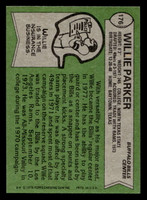 1978 Topps #176 Willie Parker Near Mint  ID: 504710