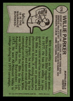 1978 Topps #176 Willie Parker Near Mint  ID: 504714