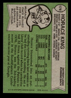 1978 Topps #178 Horace King Near Mint+ RC Rookie  ID: 504721