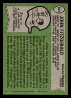 1978 Topps #182 John Fitzgerald Ex-Mint 