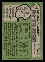 1978 Topps #186 Chuck Ramsey Near Mint  ID: 504755