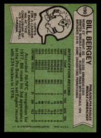 1978 Topps #190 Bill Bergey Near Mint  ID: 504777