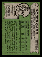 1978 Topps #195 Roger Carr Near Mint  ID: 504800