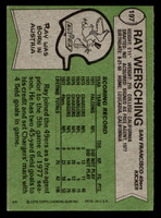 1978 Topps #197 Ray Wersching Ex-Mint  ID: 504810