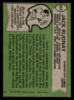 1978 Topps #207 Jack Rudnay Ex-Mint  ID: 504861