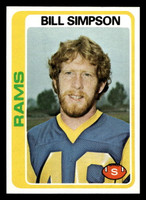 1978 Topps #209 Bill Simpson Near Mint+  ID: 504870