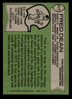 1978 Topps #217 Fred Dean Near Mint RC Rookie  ID: 504900