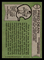 1978 Topps #217 Fred Dean Near Mint RC Rookie  ID: 504901
