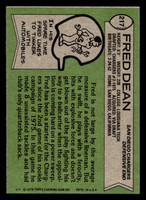 1978 Topps #217 Fred Dean Near Mint RC Rookie  ID: 504904