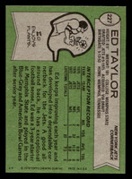 1978 Topps #227 Ed Taylor Near Mint  ID: 504949