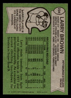 1978 Topps #234 Larry Brown Near Mint+  ID: 504985