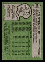 1978 Topps #238 Jan Stenerud Very Good 