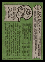 1978 Topps #246 J.K. McKay Near Mint+  ID: 505037