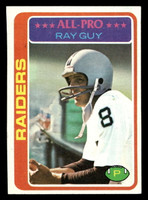 1978 Topps #260 Ray Guy Ex-Mint  ID: 505100