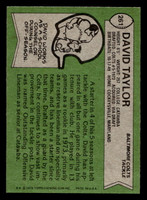 1978 Topps #261 David Taylor Near Mint+  ID: 505105