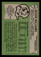 1978 Topps #264 Delvin Williams Near Mint  ID: 505119