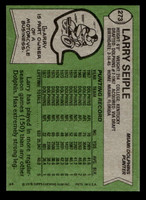 1978 Topps #273 Larry Seiple Ex-Mint 
