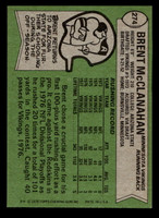 1978 Topps #274 Brent McClanahan Near Mint  ID: 505160