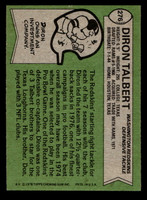 1978 Topps #276 Diron Talbert Ex-Mint  ID: 505170