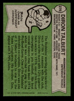 1978 Topps #276 Diron Talbert Near Mint  ID: 505171