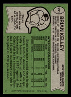 1978 Topps #291 Brian Kelley Ex-Mint  ID: 505243
