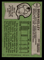 1978 Topps #291 Brian Kelley Ex-Mint  ID: 505244