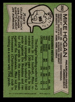 1978 Topps #292 Mike Hogan Ex-Mint  ID: 505248