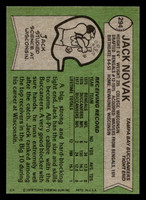 1978 Topps #294 Jack Novak Very Good 