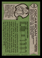 1978 Topps #308 Oscar Roan Near Mint  ID: 505309