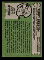 1978 Topps #313 Terry Beeson Ex-Mint  ID: 505333