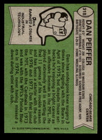 1978 Topps #318 Dan Peiffer Near Mint  ID: 505348