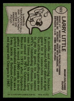 1978 Topps #322 Larry Little Near Mint  ID: 505366