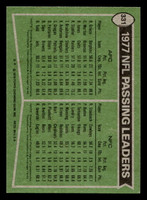 1978 Topps #331 Bob Griese/Roger Staubach 1977 Passing Leaders Ex-Mint  ID: 505405