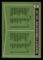 1978 Topps #332 Lydell Mitchell/Ahmad Rashad 1977 Receiving Leaders Near Mint  ID: 505410