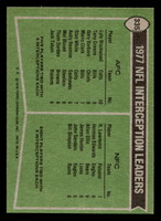 1978 Topps #335 Lyle Blackwood/Rolland Lawrence 1977 Interception Leaders Near Mint  ID: 505420
