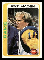 1978 Topps #346 Pat Haden Ex-Mint  ID: 505471