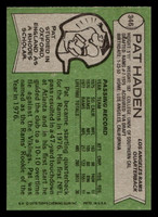 1978 Topps #346 Pat Haden Ex-Mint  ID: 505471