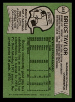 1978 Topps #348 Bruce Taylor Near Mint  ID: 505481